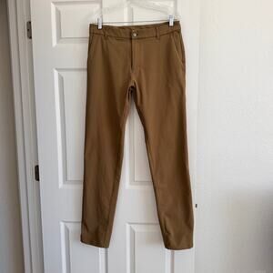 Lululemon Pants Men's 32 Commission Straight Leg Khaki Tan Deep Artifact